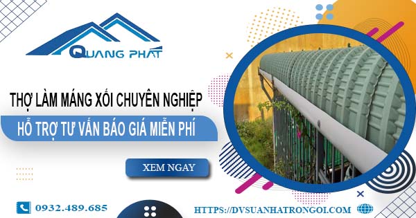 Thợ làm máng xối tại Bàu Bàng【Hỗ trợ tư vấn giá miễn phí】