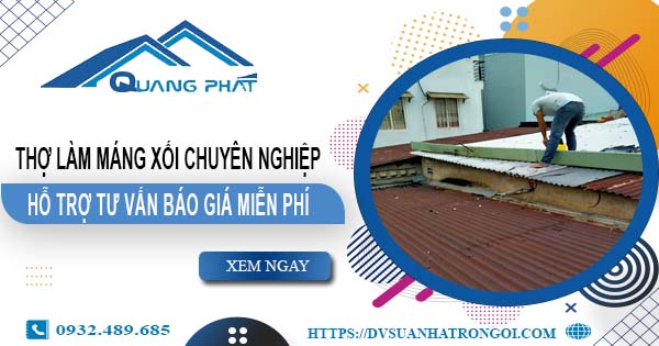 Thợ làm máng xối tại Bến Cát【Hỗ trợ tư vấn báo giá miễn phí】