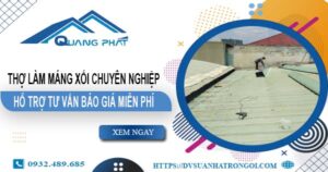 Thợ làm máng xối tại Bình Tân – Hỗ trợ tư vấn báo giá miễn phí