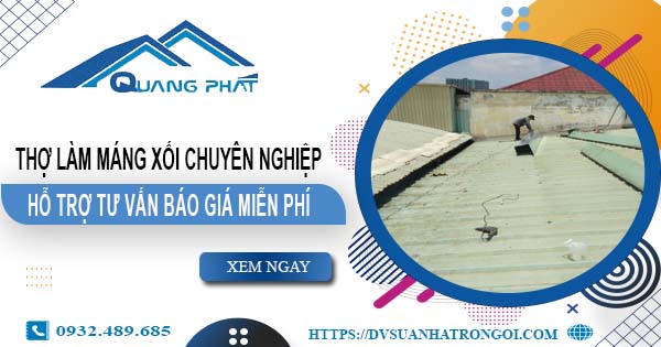 Thợ làm máng xối tại Bình Tân - Hỗ trợ tư vấn báo giá miễn phí