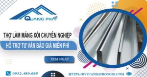 Thợ làm máng xối tại Bình Thạnh – Hỗ trợ tư vấn giá miễn phí