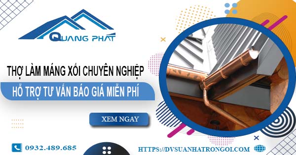 Thợ làm máng xối tại Đồng Nai - Hỗ trợ tư vấn báo giá miễn phí