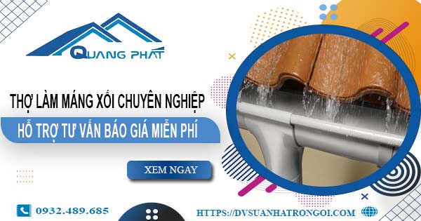 Thợ làm máng xối tại Hà Nội【Hỗ trợ tư vấn báo giá miễn phí】