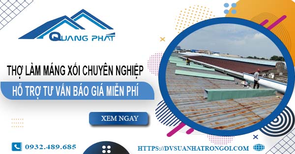 Thợ làm máng xối tại KCN Việt Nam - Singapore - Uy tín nhất