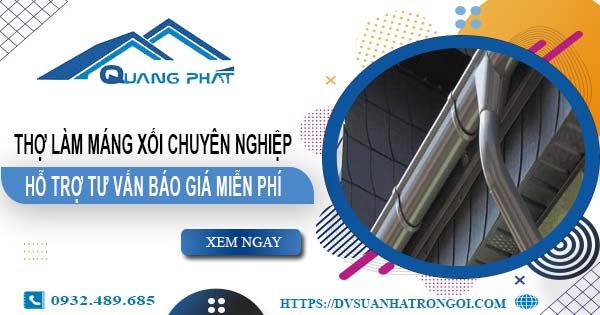 Dịch vụ thợ làm máng xối tại Khu Công Nghệ Cao - Uy tín nhất