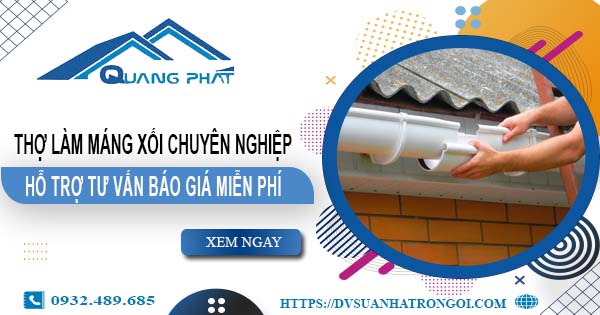 Thợ làm máng xối tại khu công nghiệp Bình Chuẩn - Uy tín nhất