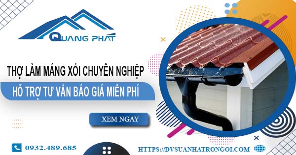 Thợ làm máng xối tại Khu Công Nghiệp Đại Đăng - Uy tín nhất