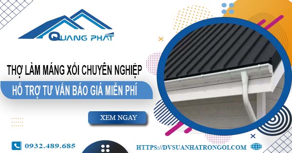 Thợ làm máng xối tại Khu Công Nghiệp Đức Hoà - Uy tín nhất