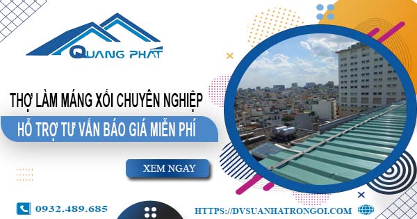 Thợ làm máng xối tại Khu Công Nghiệp Long Hậu - Uy tín nhất