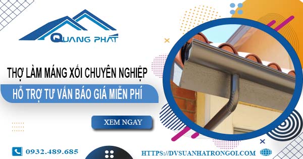 Thợ làm máng xối tại Khu Công Nghiệp Sóng Thần - Uy tín nhất