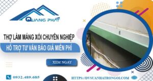 Thợ làm máng xối tại Khu Công Nghiệp Vĩnh Lộc – Uy tín nhất
