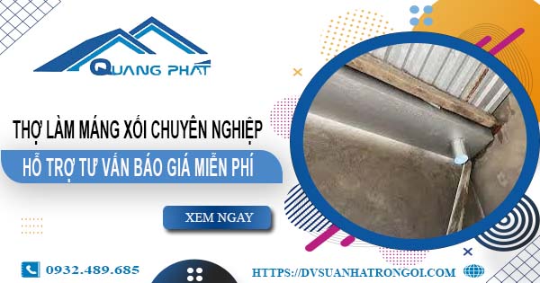 Thợ làm máng xối tại Long Khánh【Hỗ trợ tư vấn giá miễn phí】