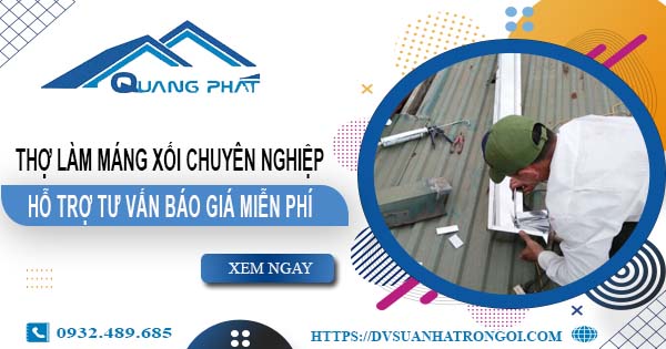 Thợ làm máng xối tại Nha Trang【Hỗ trợ tư vấn giá miễn phí】