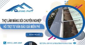 Thợ làm máng xối tại Phú Nhuận – Hỗ trợ tư vấn giá miễn phí