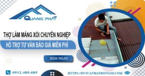 Thợ làm máng xối tại Quận 10 – Hỗ trợ tư vấn báo giá miễn phí