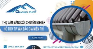Thợ làm máng xối tại Quận 11 – Hỗ trợ tư vấn báo giá miễn phí