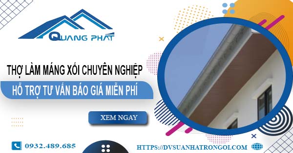 Thợ làm máng xối tại Quận 3【Hỗ trợ tư vấn báo giá miễn phí】