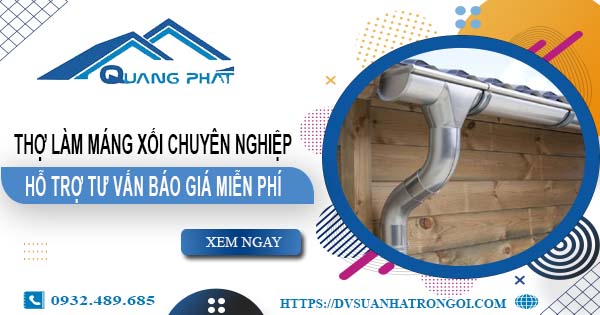 Thợ làm máng xối tại Quận 5【Hỗ trợ tư vấn báo giá miễn phí】