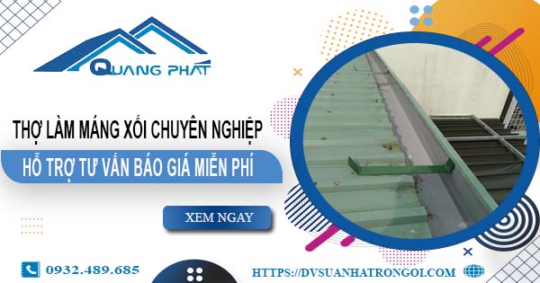 Thợ làm máng xối tại Quận 8【Hỗ trợ tư vấn báo giá miễn phí】