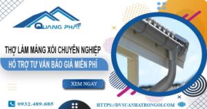 Thợ làm máng xối tại Tân Phú – Hỗ trợ tư vấn báo giá miễn phí