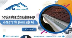 Thợ làm máng xối tại Tân Uyên – Hỗ trợ tư vấn báo giá miễn phí