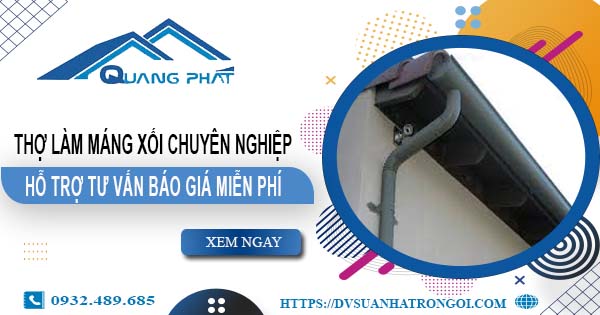 Thợ làm máng xối tại Thủ Đức - Hỗ trợ tư vấn báo giá miễn phí