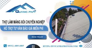Thợ làm máng xối tại Tp Bà Rịa – Hỗ trợ tư vấn báo giá miễn phí