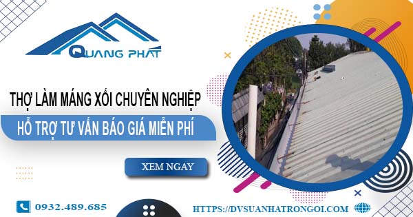 Thợ làm máng xối tại Tp Bà Rịa - Hỗ trợ tư vấn báo giá miễn phí