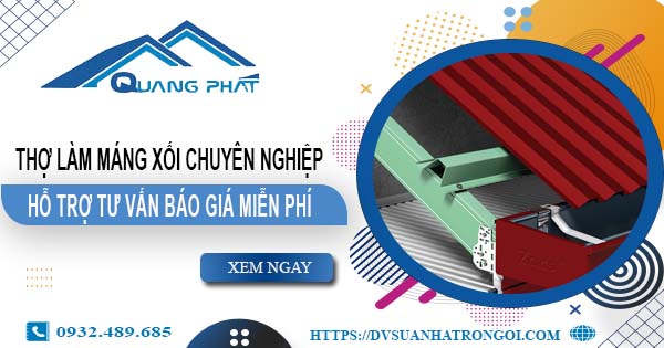 Thợ làm máng xối tại Tp Bảo Lộc【Hỗ trợ tư vấn giá miễn phí】