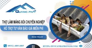 Thợ làm máng xối tại Tp Đà Lạt – Hỗ trợ tư vấn báo giá miễn phí