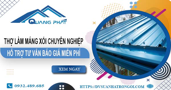 Thợ làm máng xối tại Vũng Tàu - Hỗ trợ tư vấn báo giá miễn phí