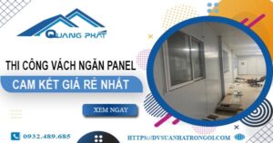 Đơn giá thi công vách ngăn Panel tại Bà Rịa 【Ưu Đãi ± 10%】
