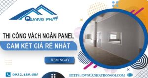 Giá thi công vách ngăn Panel tại Bình Dương -【Ưu đãi ±10%】