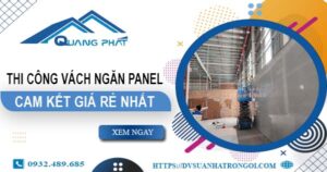 Giá thi công vách ngăn Panel tại Bình Phước -【Ưu đãi ±10%】