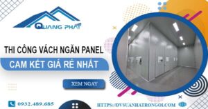 Đơn giá thi công vách ngăn Panel tại Bình Tân -【Ưu đãi 10%】