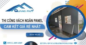 Đơn giá thi công vách ngăn panel tại Đồng Nai【Ưu Đãi 10%】
