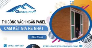 Đơn giá thi công vách ngăn Panel tại Gò Vấp【Ưu Đãi ± 10%】