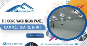Đơn giá thi công vách ngăn Panel tại Hóc Môn【Ưu đãi ±10%】