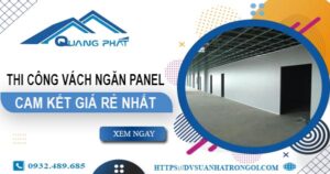 Giá thi công vách ngăn Panel tại Long Khánh -【Ưu đãi ±10%】