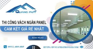 Giá thi công vách ngăn Panel tại Long Thành -【Ưu đãi ±10%】