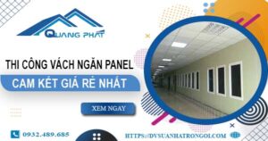 Giá thi công vách ngăn Panel tại Phú Nhuận -【Ưu Đãi ±10%】