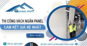 Đơn giá thi công vách ngăn Panel tại Quận 1【Ưu Đãi ± 10%】