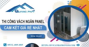 Đơn giá thi công vách ngăn Panel tại quận 11【Ưu đãi ± 10%】