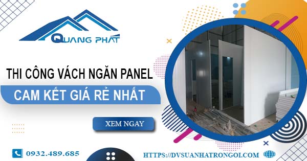 Đơn giá thi công vách ngăn Panel tại Quận 11【Ưu Đãi ± 10%】