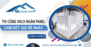 Đơn giá thi công vách ngăn Panel tại Quận 3【Ưu Đãi ± 10%】