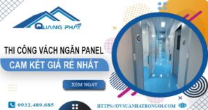 Đơn giá thi công vách ngăn Panel tại Quận 8【Ưu Đãi ± 10%】