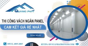 Đơn giá thi công vách ngăn Panel tại Tân Phú【Ưu đãi ± 10%】
