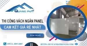 Giá thi công vách ngăn Panel tại Thủ Dầu Một【Ưu đãi ±10%】