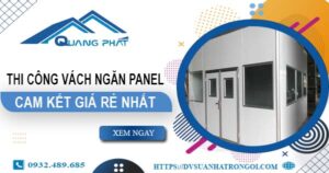 Đơn giá thi công vách ngăn Panel tại Thủ Đức【Ưu đãi ±10%】