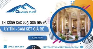 Chi phí thi công các loại sơn giả đá tại Bà Rịa -【Chỉ từ 199K】